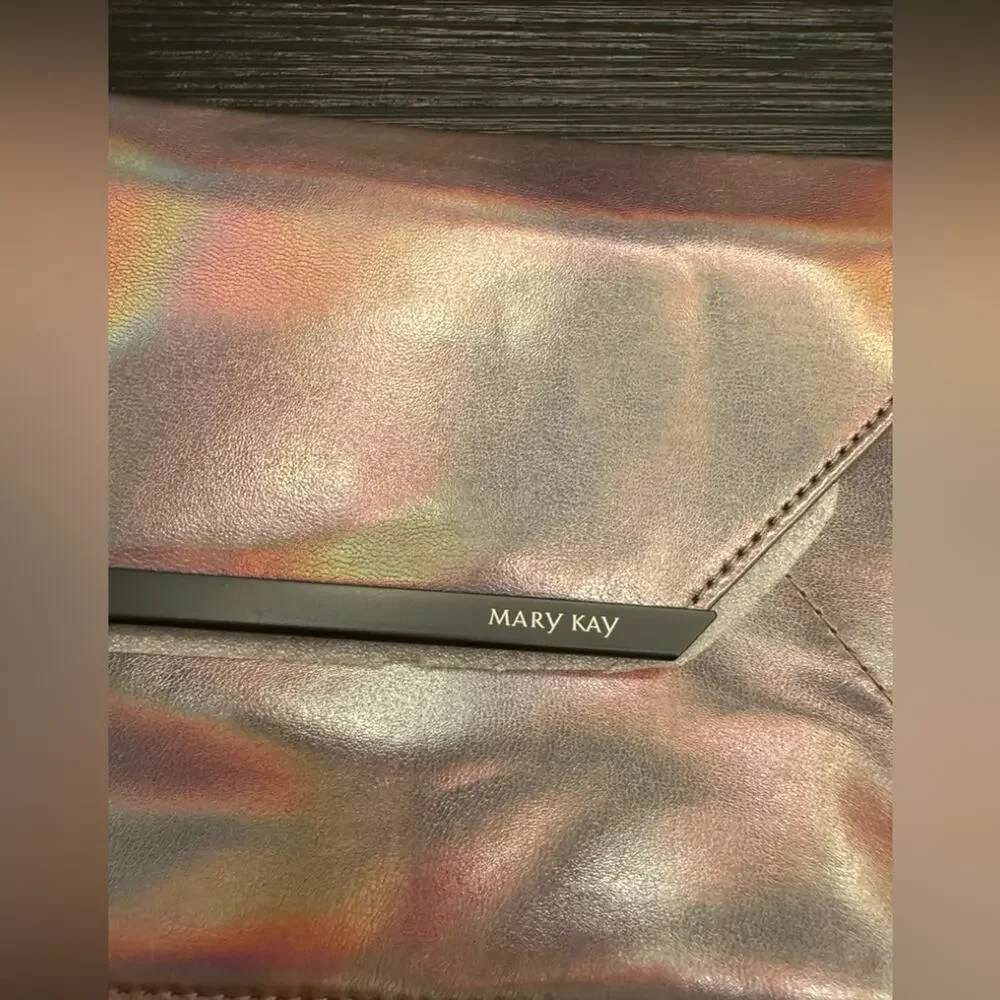 NEW Mary Kay Midnight Jewels Clutch Pink Metallic Purse Clutch Bag